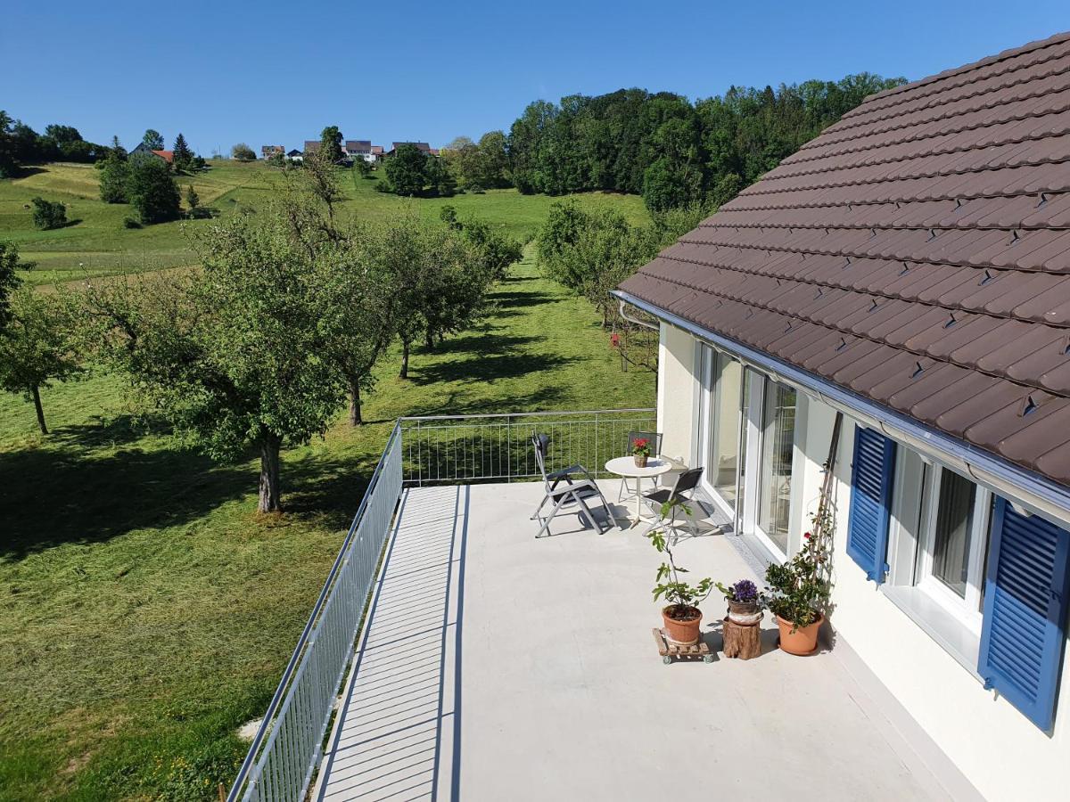 Ferienwohnung Sitter-Panorama Bischofszell Exterior foto